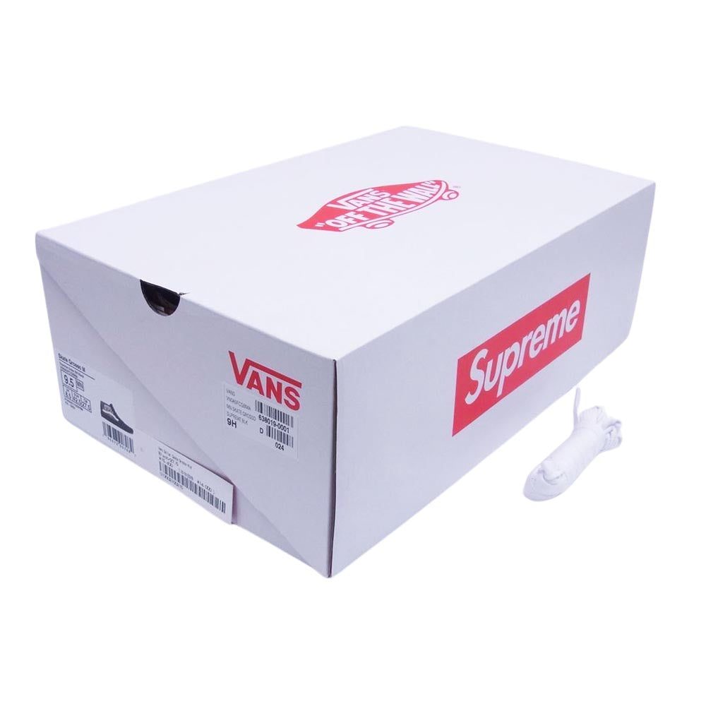 Supreme シュプリーム 23SS Vans Dollar Skate Grosso Mid バンズ ブラック系 グリーン系 27.5cm【中古】