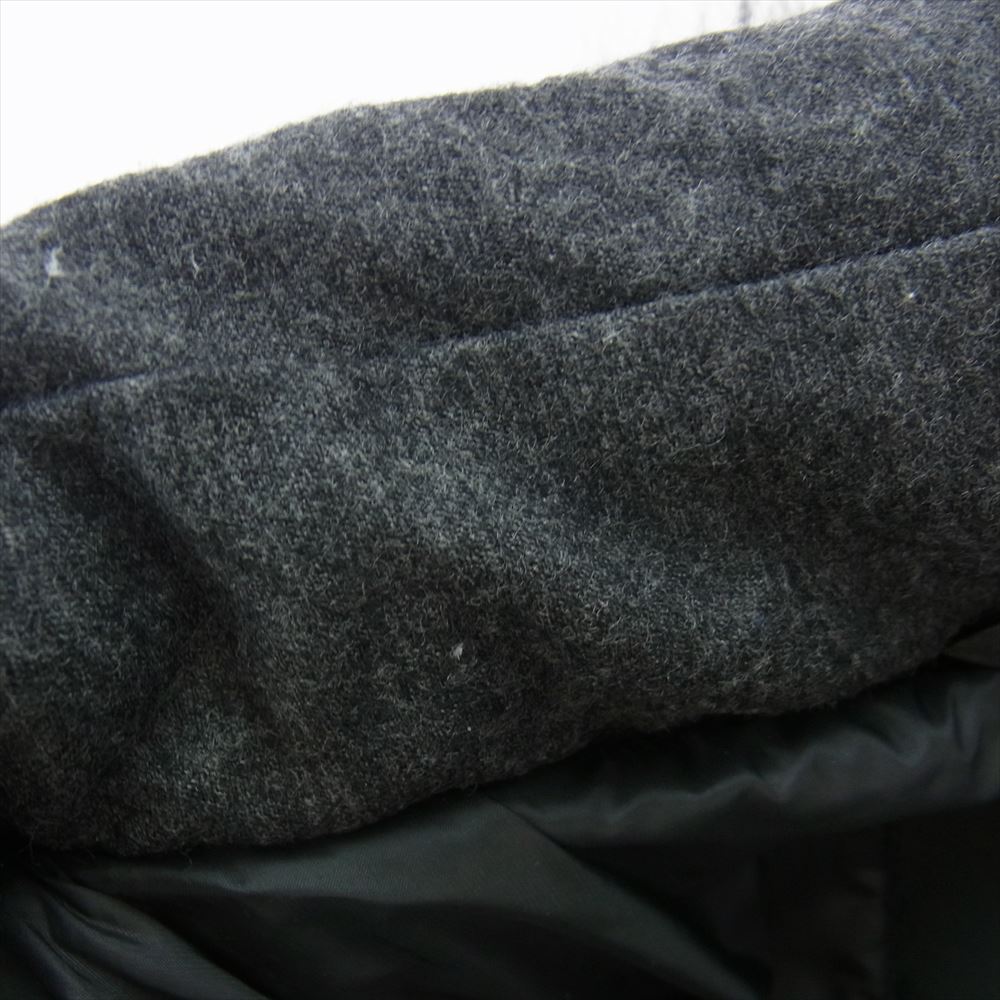 SAINT LAURENT サンローラン 14AW 354714 Y574F エディ期 Hedi Slimane レザー切替 ダウンジャケット ブラック系 44【中古】