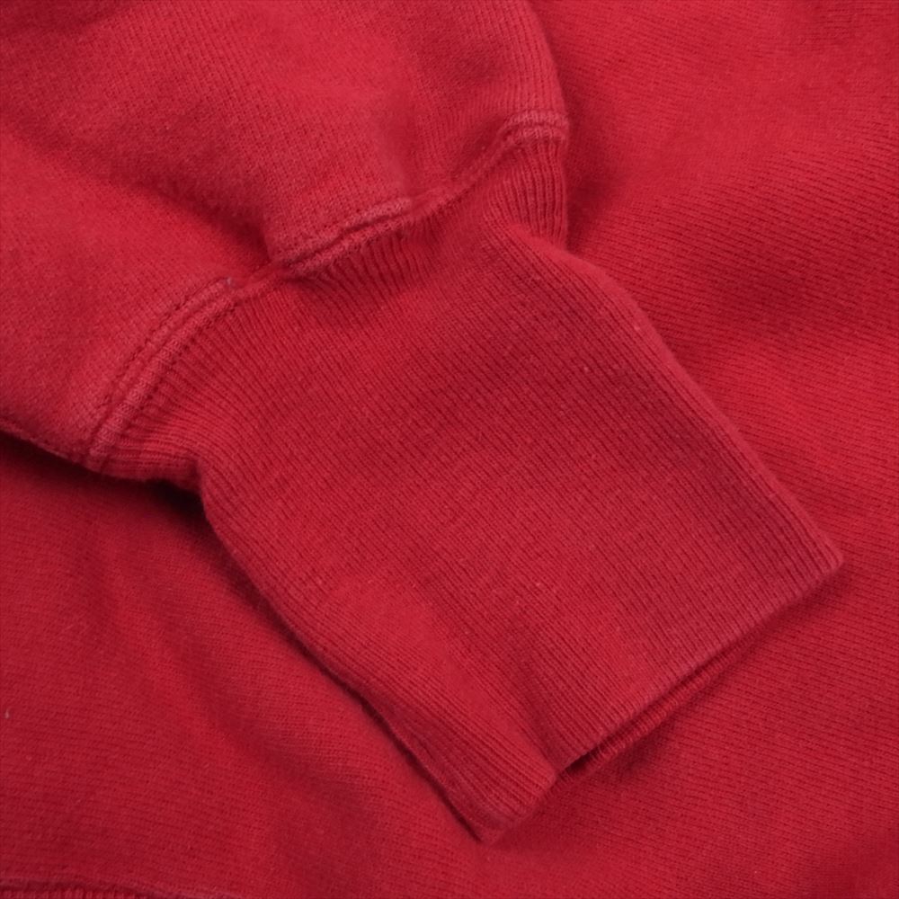 Champion チャンピオン USA製 90s Reverse Weave リバースウィーブ 刺繍 目アリ スウェット レッド系 XXL【中古】