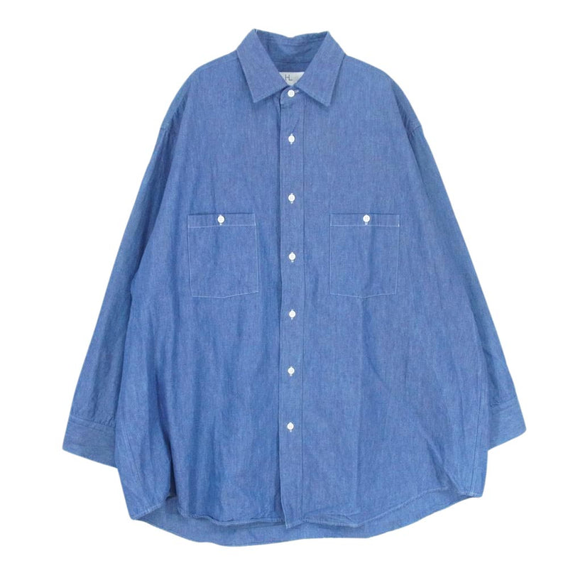 outil【新品タグ付き50%OFF】HERILL コットンカシミヤワークシャツ