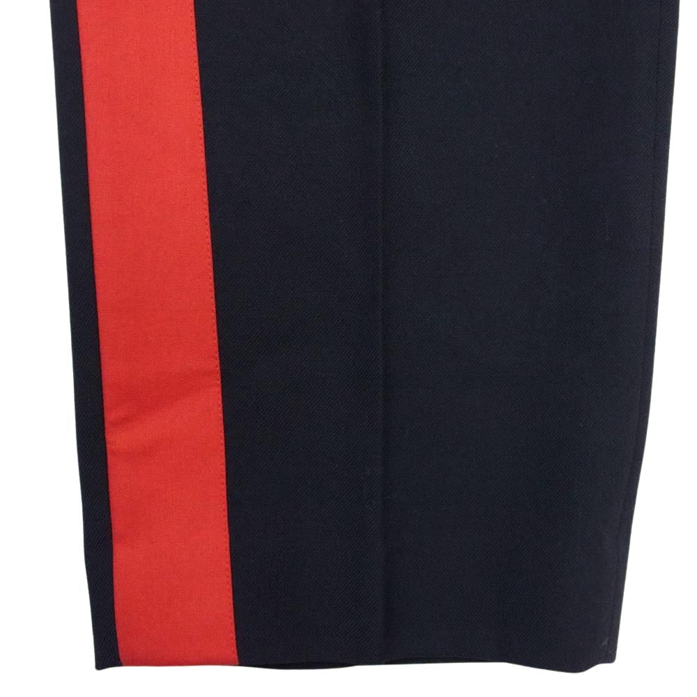 Stella McCartney ステラマッカートニー サイドライン ウール スラックス パンツ ネイビー系 48【中古】