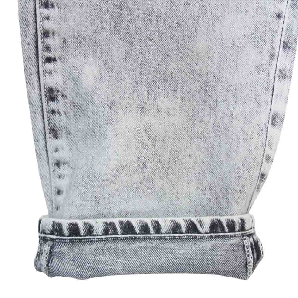 ディガウェル ケミカルウォッシュ テーパード デニム パンツ ブラック系 1【中古】