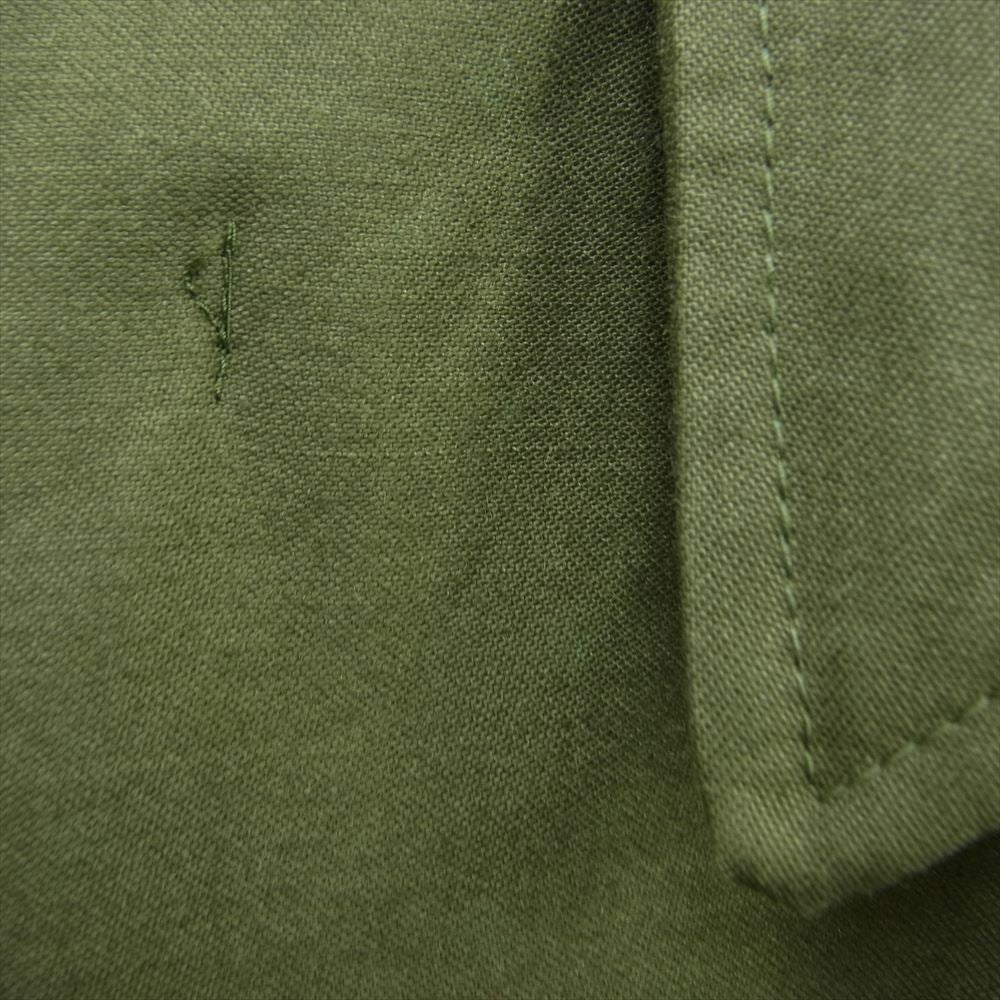 ミリタリー US NAVY ユーエネイビー A-2 実物 デッキジャケット カーキ系 SMALL(34-36)【中古】