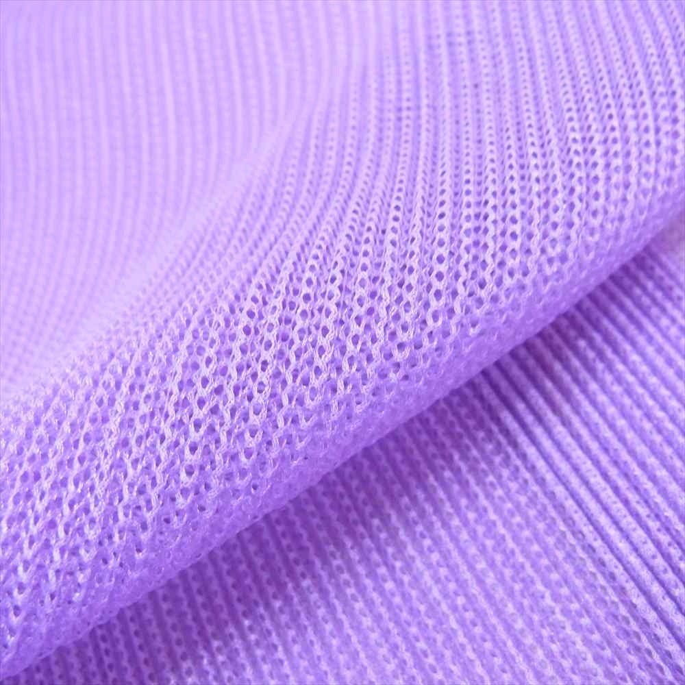 PLEATS PLEASE プリーツプリーズ イッセイミヤケ PP01-F0524 プリーツ加工 メッシュ カーディガン ラベンダー パープル系 3【中古】