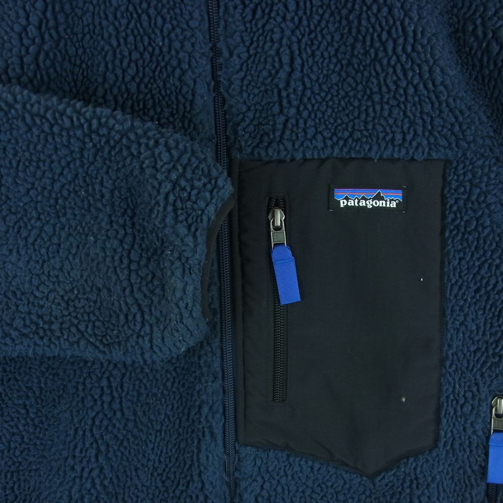 patagonia パタゴニア 19AW 23056 Classic Retro-X Jacket クラシック レトロエックス フリース ジャケット ネイビー系 S【中古】