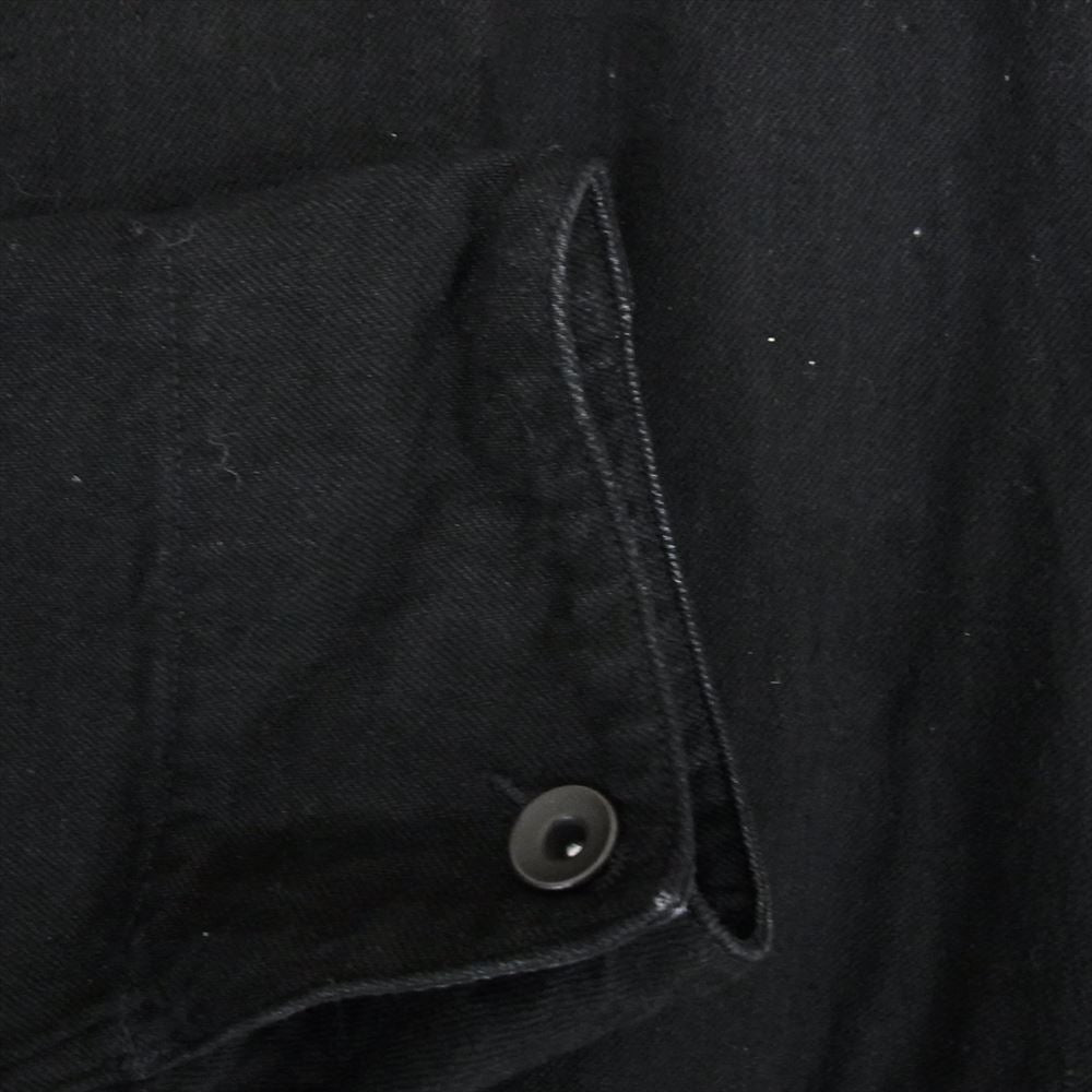 COMOLI コモリ 23SS X01-01002 カバーオール デニム ワーク ジャケット ブラック系 2【中古】