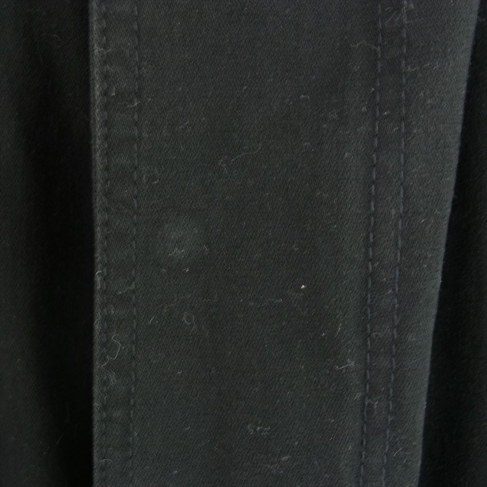 BURBERRY BLUE LABEL バーバリーブルーレーベル FNK39-749-09 コットン モッズ コート ブラック系 M【中古】
