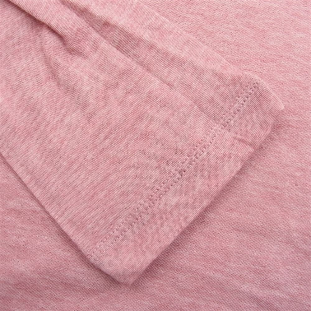 ISSEY MIYAKE イッセイミヤケ MI64JK442 me ミー アンゴラ混 コットン タートルネック ハイネック 長袖 Tシャツ ピンク系【美品】【中古】