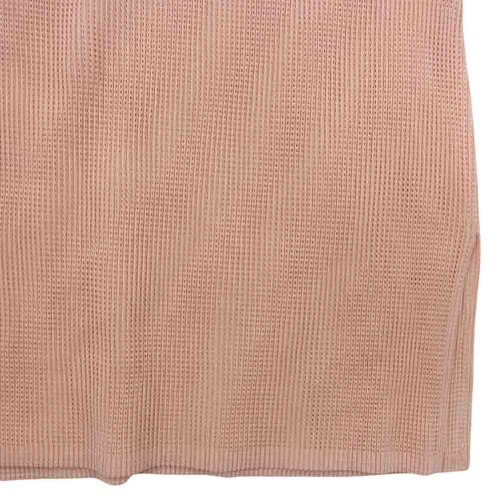 PLEATS PLEASE プリーツプリーズ イッセイミヤケ PP03-FT776 プリーツ加工 メッシュ ノースリーブ チュニック ピンク系 3【中古】