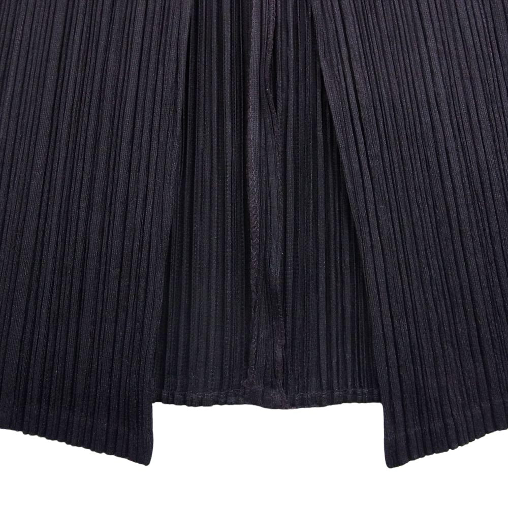 PLEATS PLEASE プリーツプリーズ イッセイミヤケ PP13-JA535 プリーツ加工 ブラウス シャツ ロング ワンピース ダークブラウン ブラウン系 2【中古】