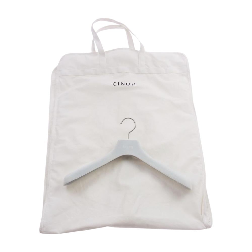 チノ 20SJK306 20SJK308 ノーカラー パイピング ジャケット ジレ セット ネイビー系 46【中古】