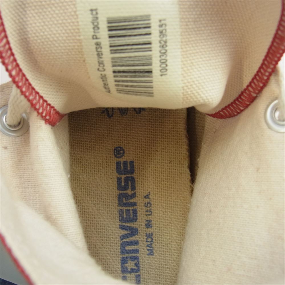CONVERSE コンバース 90s USA製 ALL STAR HI オールスター ハイカット キャンバス スニーカー レッド レッド系 US 4 1/2【中古】