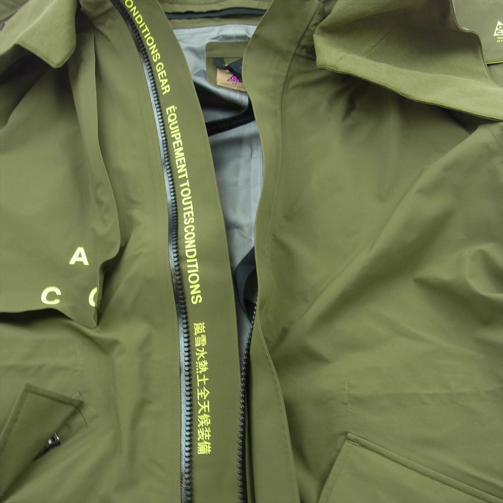 NIKE ナイキ AQ3516-395 LAB ACG GORETEX COAT OLIVE ラボ エーシージー ゴアテックス コート カーキ系 S【中古】
