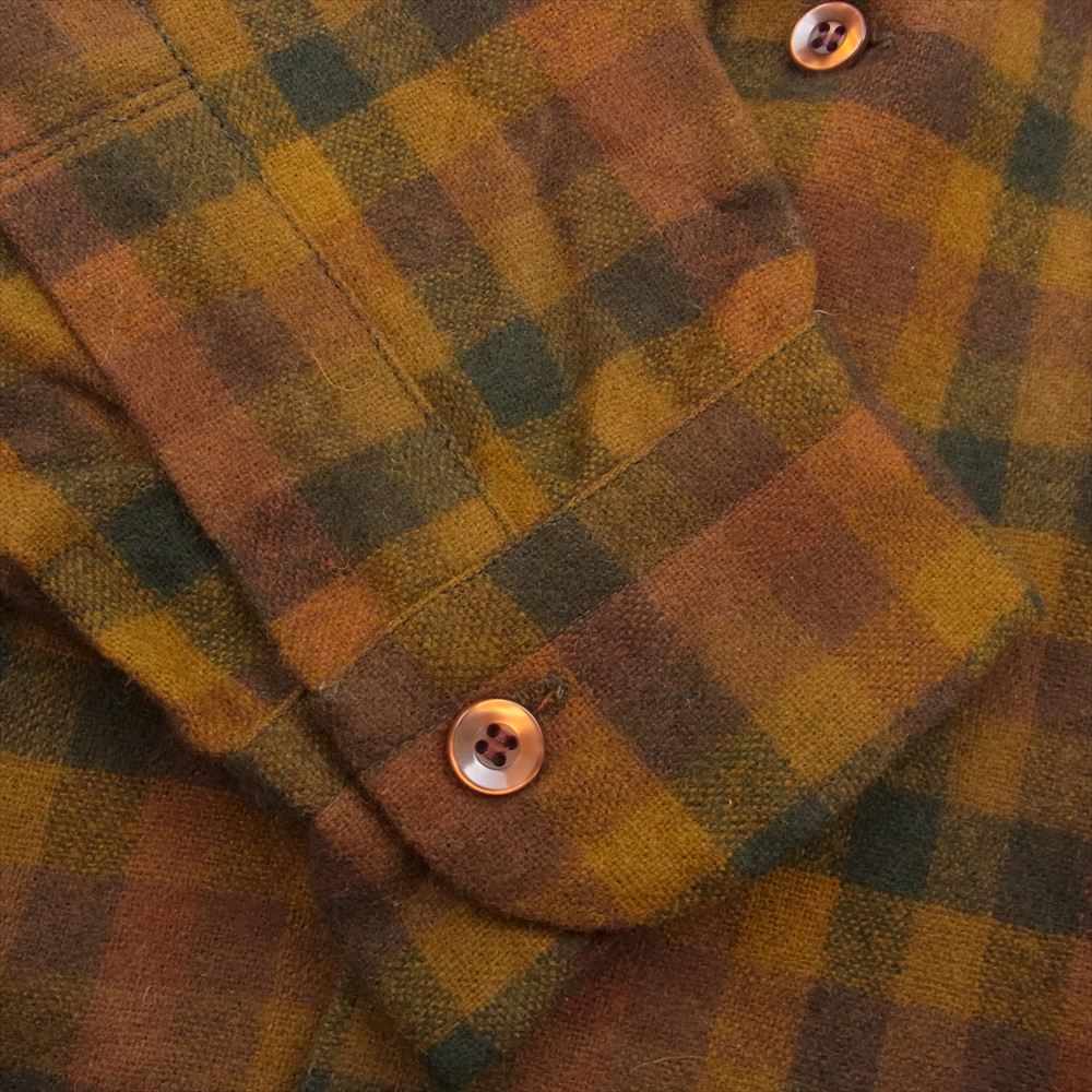 PENDLETON ペンドルトン ヴィンテージ 60s Board Shirt ボード シャツ ウール チェック シャツ ブラウン系 M【中古】