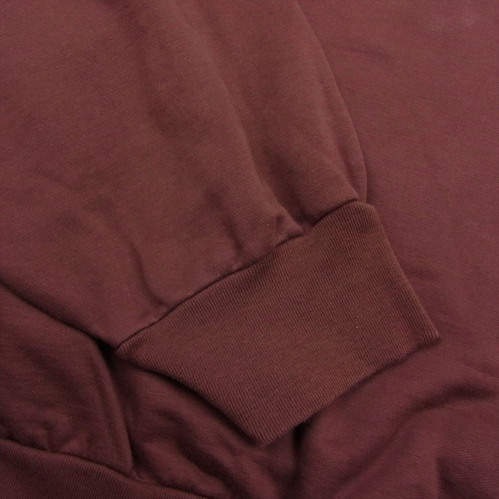 AURALEE オーラリー 21AW A21AP01NU ELASTIC HIGH GAUGE SWEAT ハイゲージ スウェット ブラウン系 5【美品】【中古】