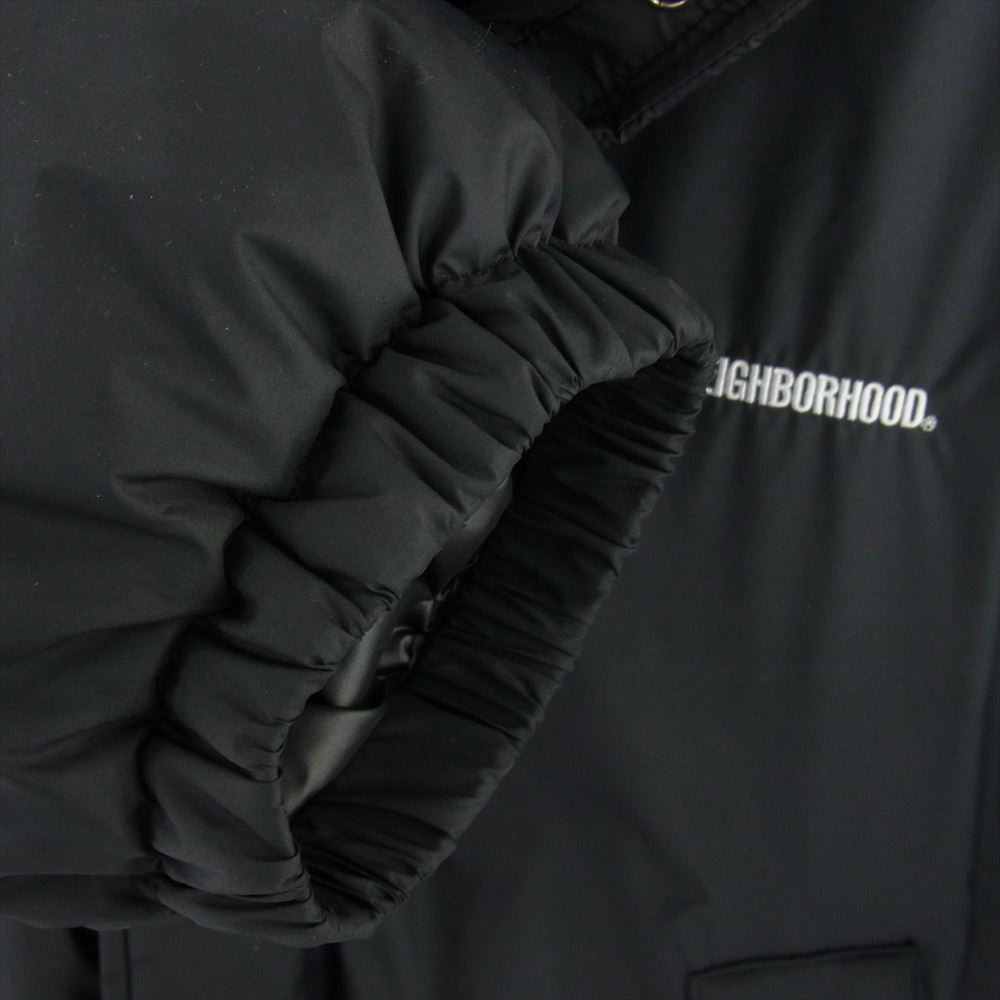 NEIGHBORHOOD ネイバーフッド 20AW 202TSNH-JKM03 DECK PUFF E-JKT デッキ パフ ダウン ジャケット ブラック系 M【中古】