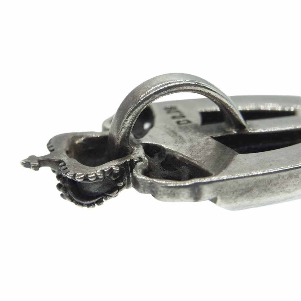 Justin Davis ジャスティンデイビス SPJ117 CROWN SHIELD クラウン シールド ネックレス トップ シルバー系【中古】