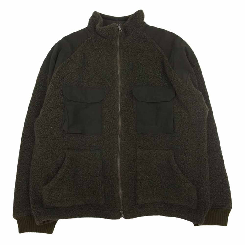 ジップボタンジップアップナナミカ Vintage Wool Fleece Jacket SUAF275