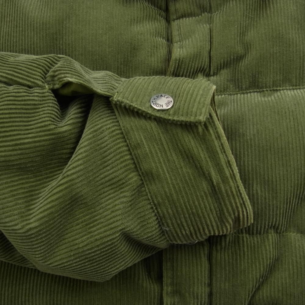 THE NORTH FACE ノースフェイス ND2154N PURPLE LABEL パープルレーベル Corduroy Down Shirt Jacket コーデュロイ ダウン シャツジャケット カーキ系 XL【極上美品】【中古】