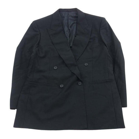 BURBERRY バーバリー ダブル セットアップ スーツ ブラック系【中古】