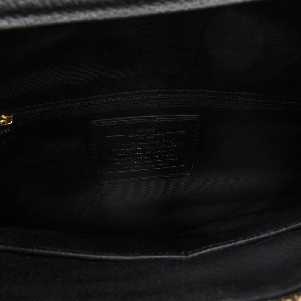 COACH コーチ F38259 ハーレーホーボー 2WAY レザー ショルダー ハンド バッグ ブラック系【中古】