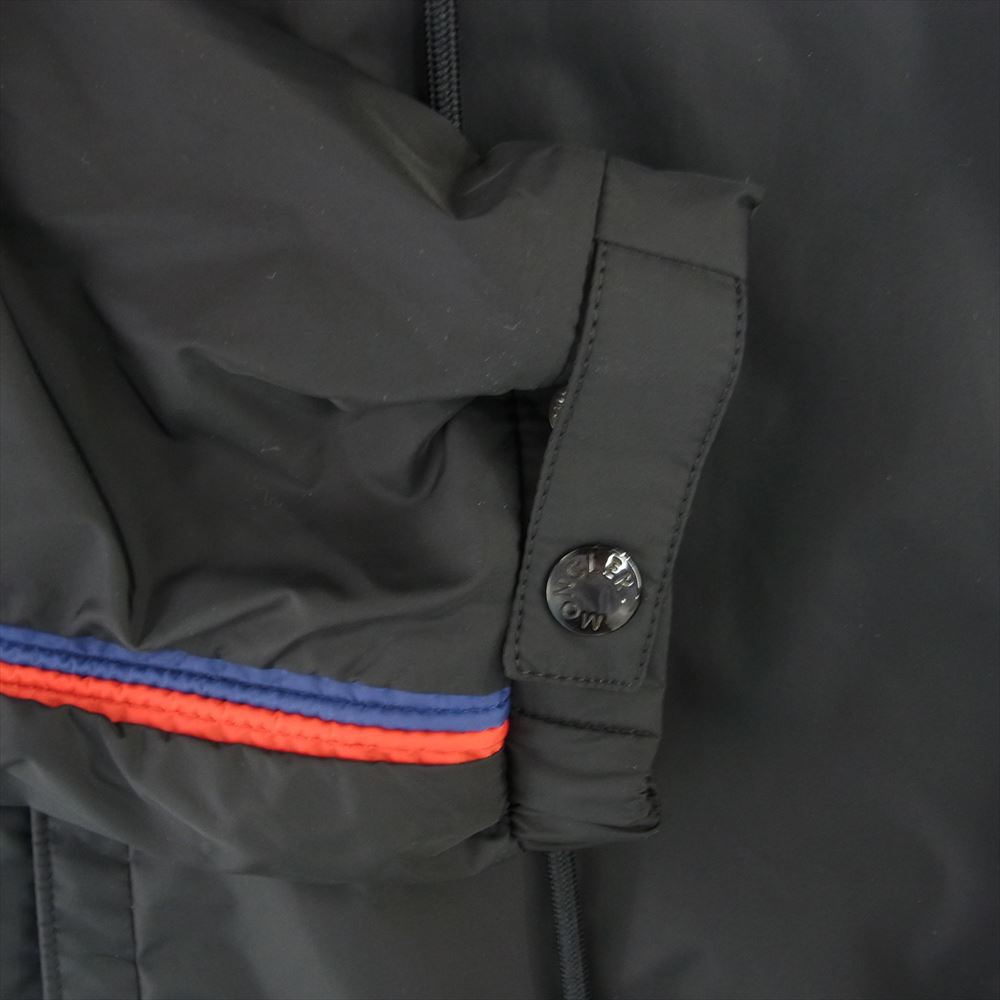 MONCLER モンクレール HATTAB ロゴワッペン ナイロン フーデッド ジャケット ブラック系 5【中古】