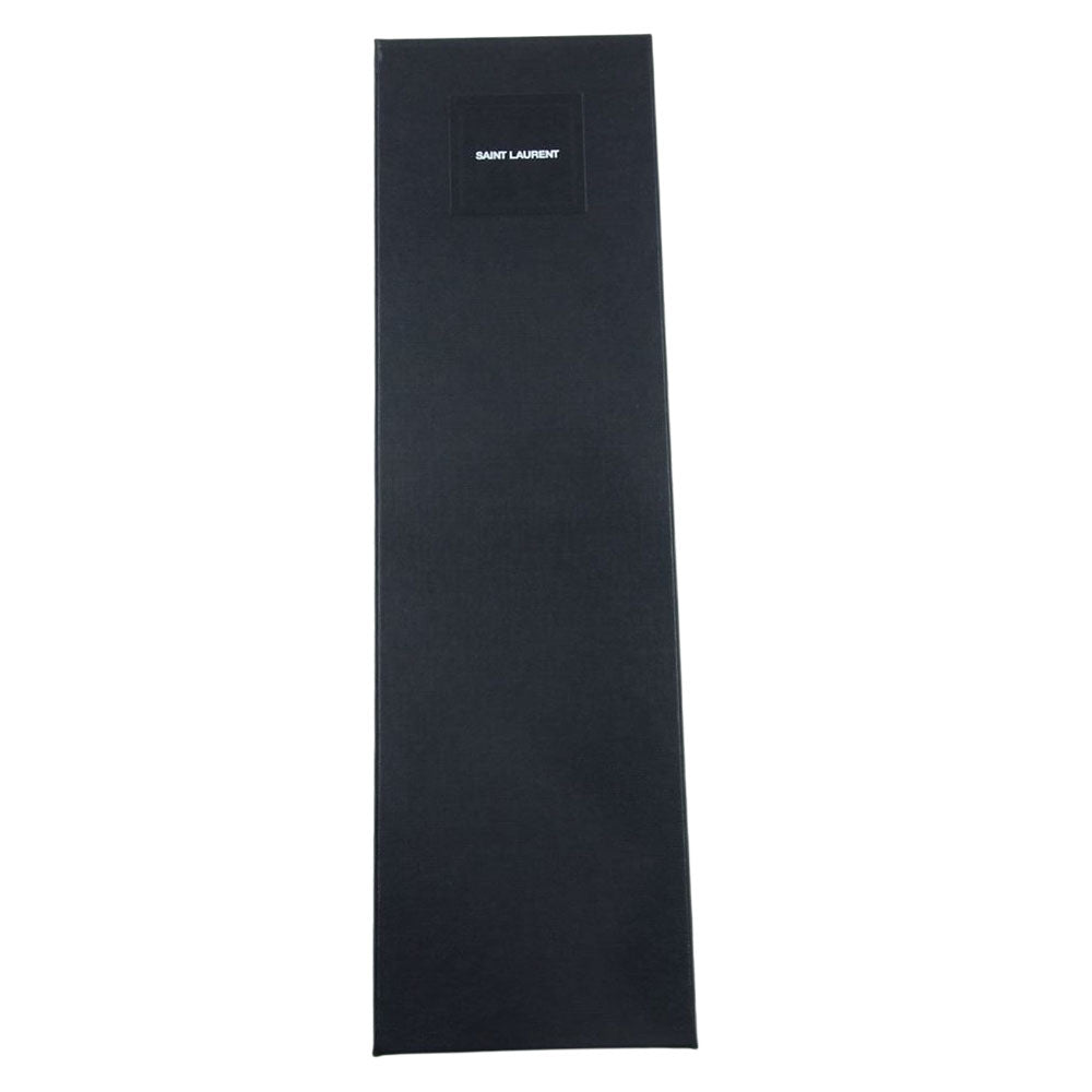 SAINT LAURENT サンローラン 469600-4Y002 TIE RAYURE CLUB VINTAGE シルク ネクタイ ネイビー系【中古】
