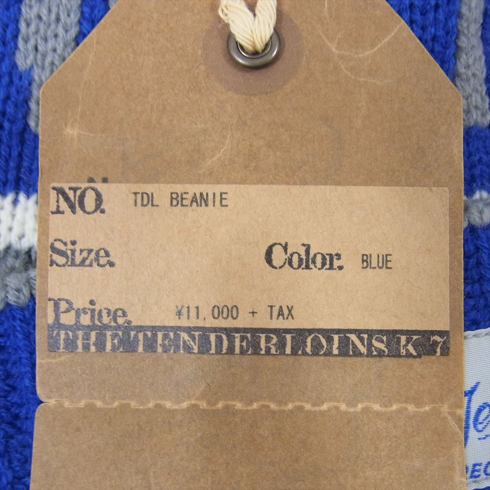 TENDERLOIN テンダーロイン 15AW TDL BEANIE ニット キャップ ブルー系 ONE SIZE【中古】