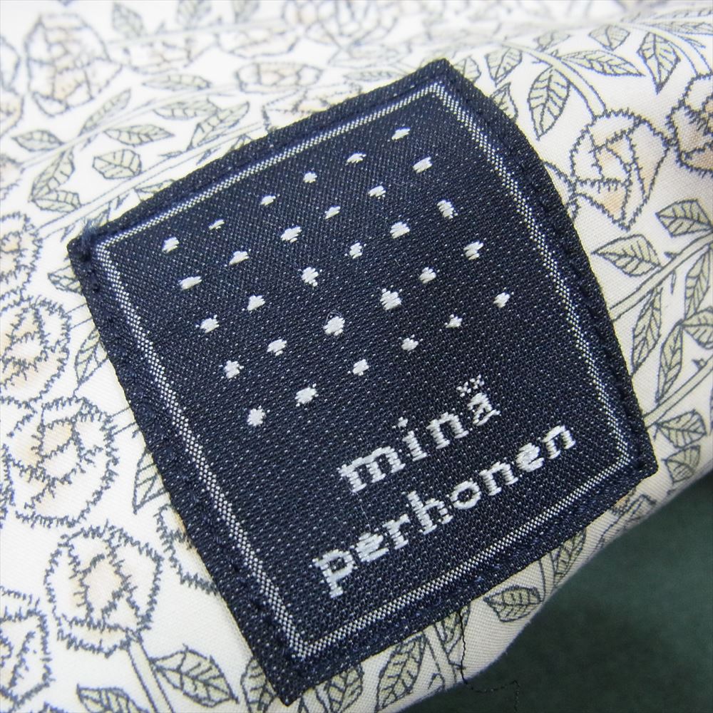 mina perhonen ミナペルホネン xa9537 bell bag tambourine small size ベルバッグ タンバリン ハンドバッグ グレー系【中古】