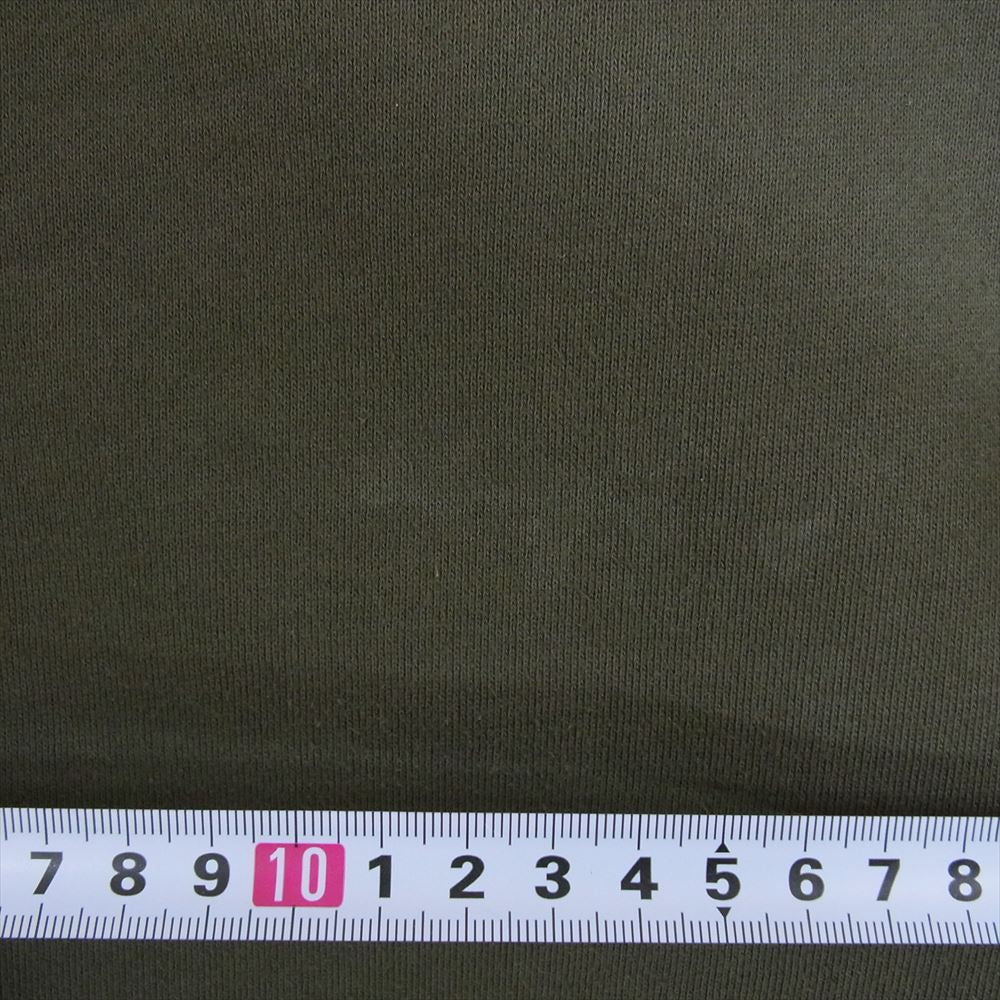 THE NORTH FACE ノースフェイス NT62130 リアビュー フルジップ フーディ ロゴ刺繡 パーカー カーキ系 M【中古】