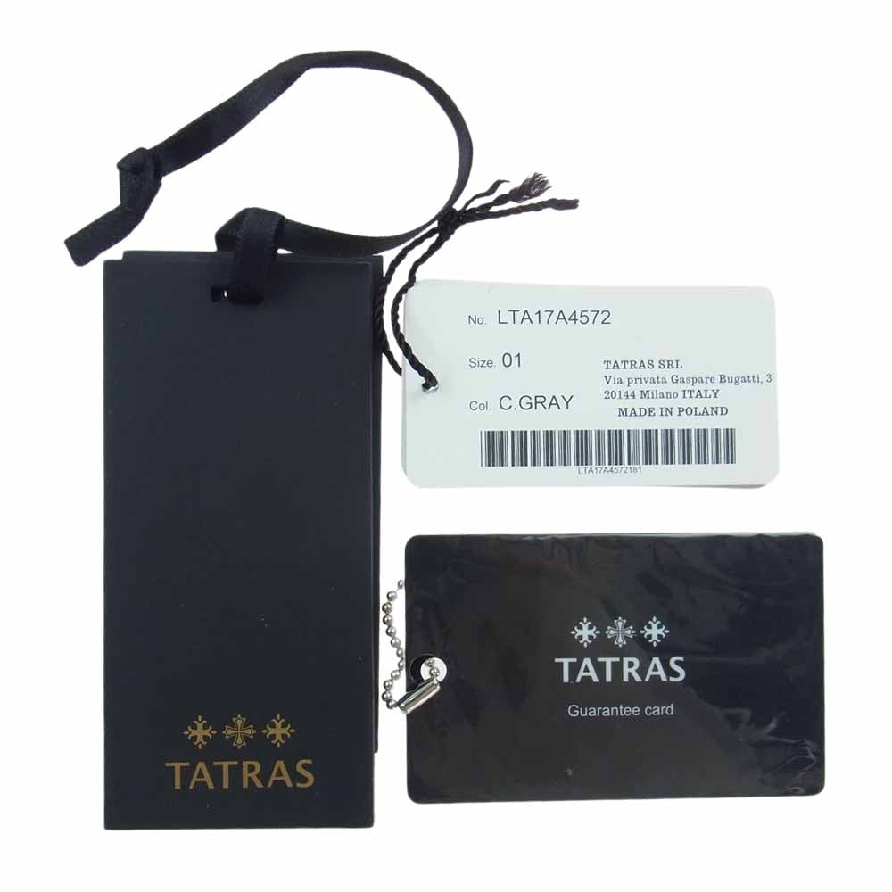 TATRAS タトラス LTA17A4572 国内正規品 LUSERA ラクーン ファー付 ダウン ベスト ダークグレー系 1【中古】