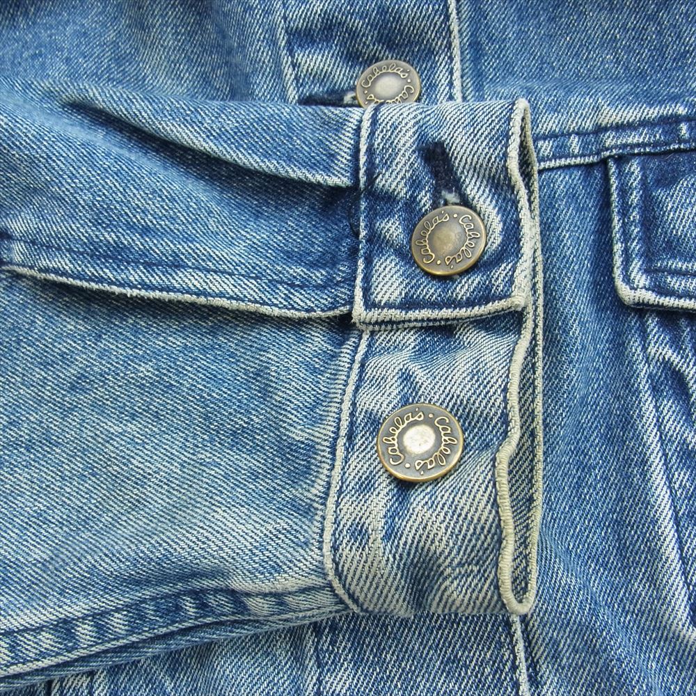 カベラス レディース前仕様 デニム ジャケット インディゴブルー系 XL【中古】