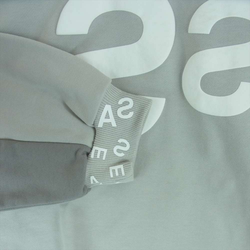 WIND AND SEA ウィンダンシー WDS-21S-TPS-07 AAAEEESSS Crew Neck Sロゴ クルーネック ロゴ スウェット 中国製 グレー系 S【中古】