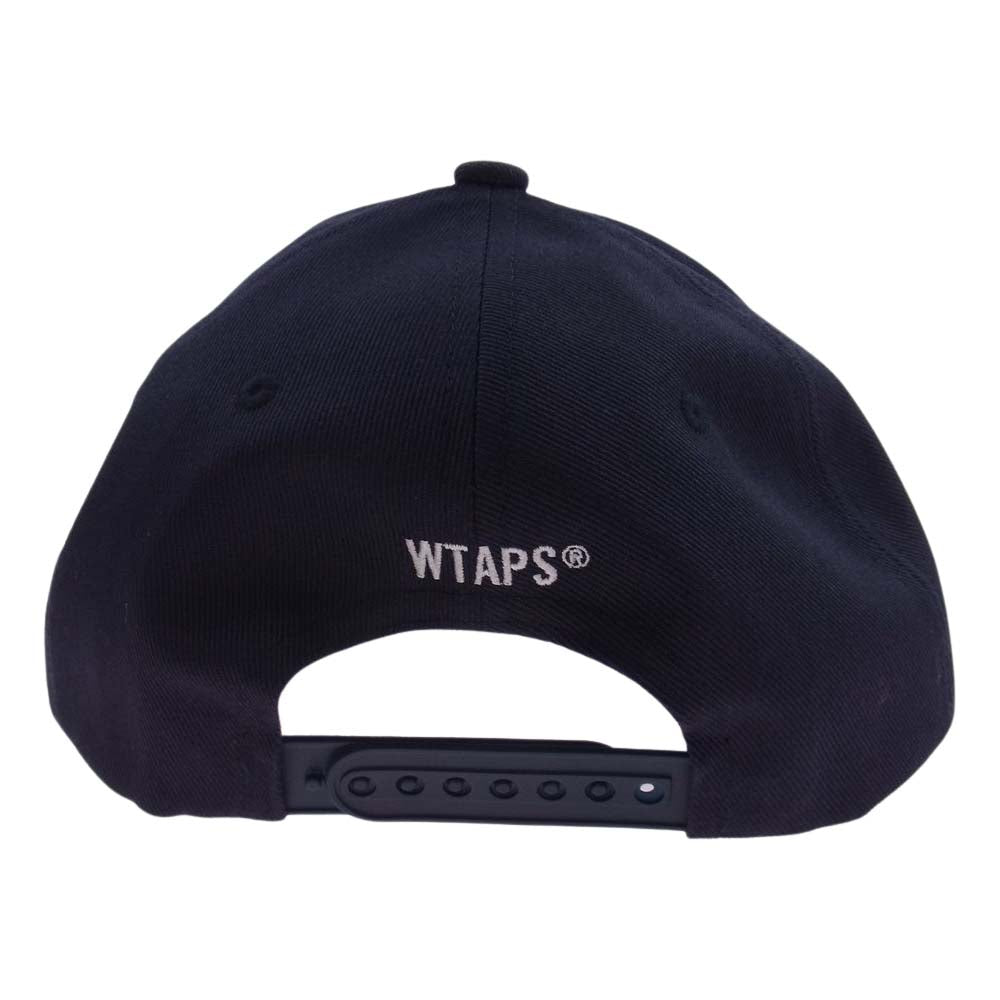 WTAPS ダブルタップス 191HCDT-HT14 SNAP BACK CAP スナップ バック キャップ ネイビー系 SIZE X 00【中古】