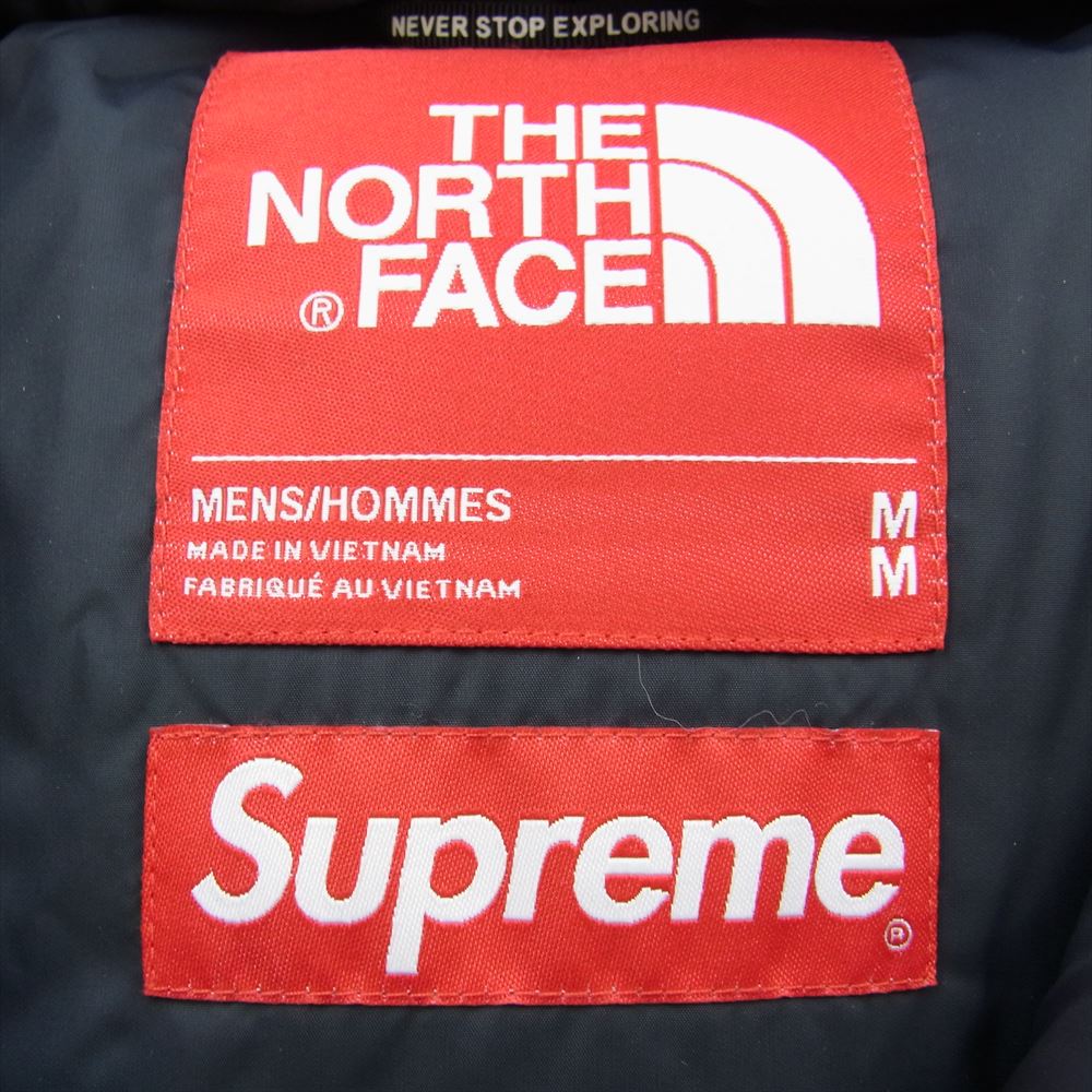 Supreme シュプリーム 23SS  ND02300I The North Face Trompe Loeil Printed Nuptse Jacket ノースフェイス ヌプシ ダウンジャケット レッド系 M【新古品】【未使用】【中古】