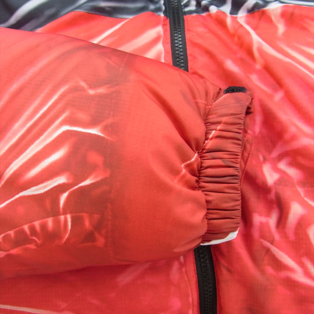 Supreme シュプリーム 23SS ND02300I The North Face Trompe Loeil Printed Nuptse Jacket ノースフェイス ヌプシ ダウンジャケット レッド系 M【新古品】【未使用】【中古】