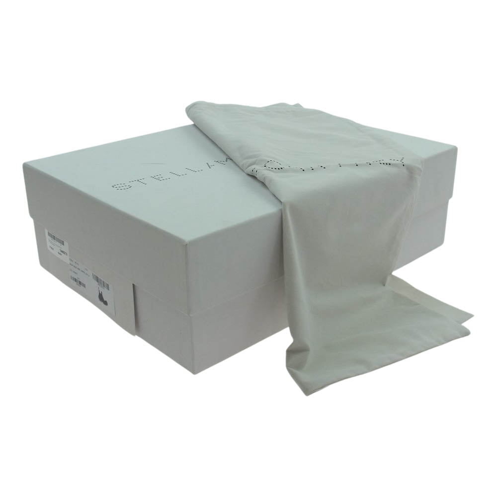 Stella McCartney ステラマッカートニー Duck City faux-leather Chelsea boots ハンティングブーツ サイドゴアブーツ ブラック系 37【中古】