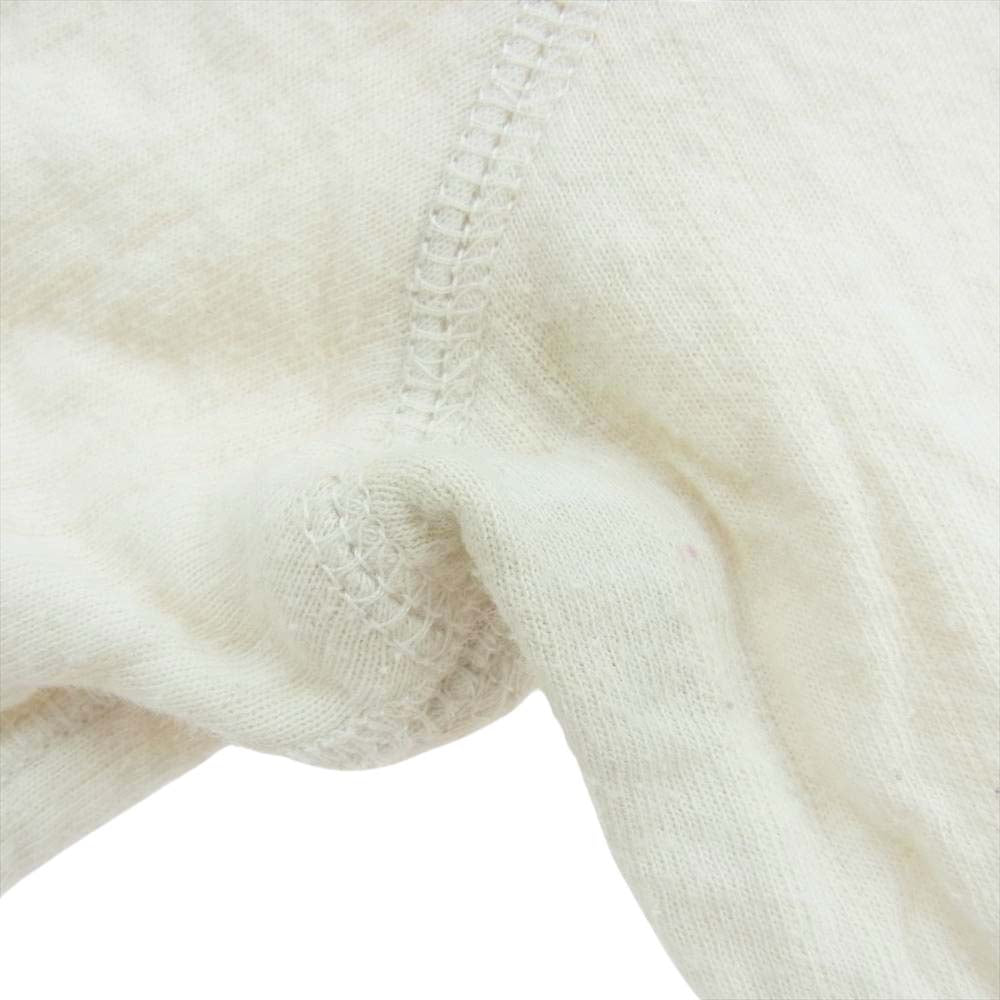 Supreme シュプリーム ピンストライプ ストライプ 長袖 Tシャツ ホワイト オフホワイト系 S【中古】