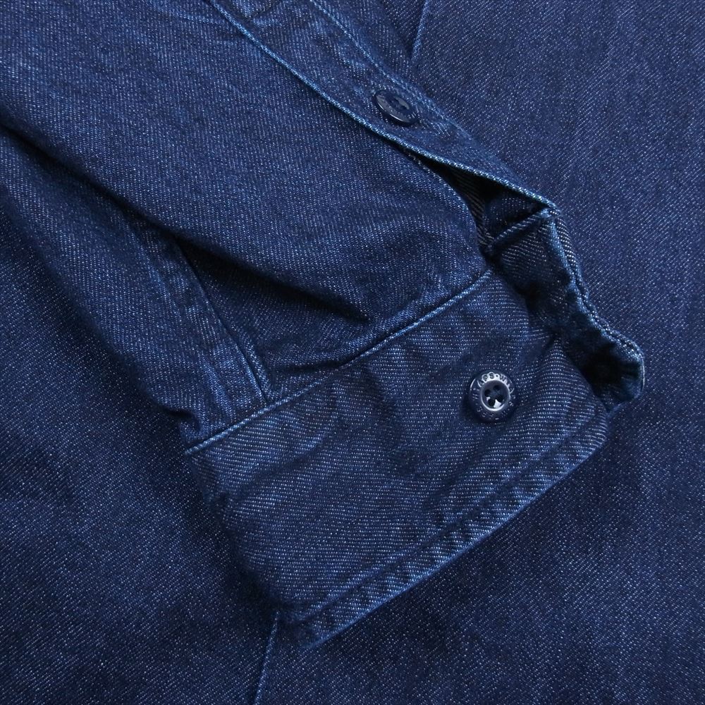 WTAPS ダブルタップス 23SS 231BRDT-SHM01 CBW LS DENIM デニム シャツ ジャケット インディゴブルー系 03【中古】