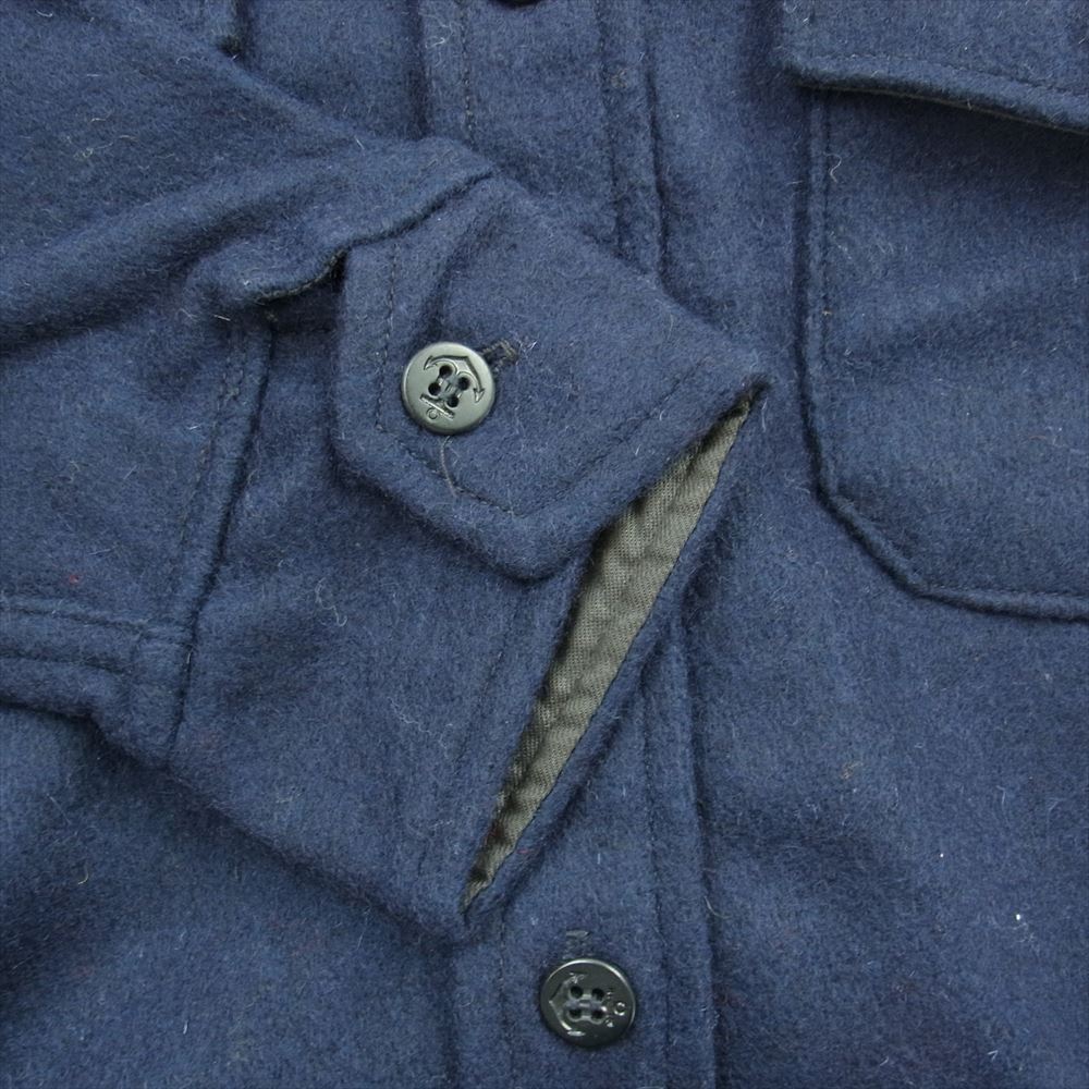 メルトン USA製 CPO ジャケット シャツ ネイビー系 M【中古】