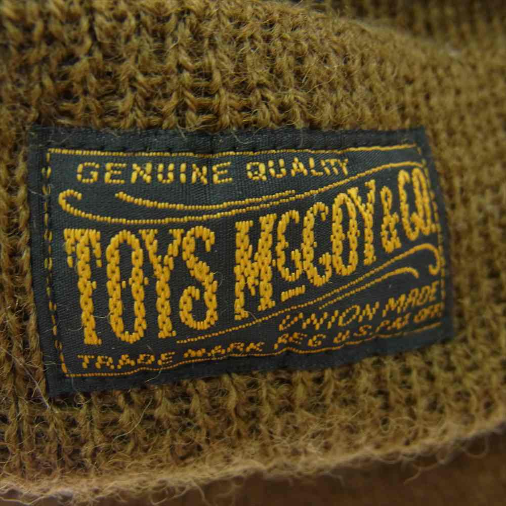 TOY'S McCOY トイズマッコイ M1941 ミリタリー ウィンター ニット キャップ シビリアン カーキ系【中古】