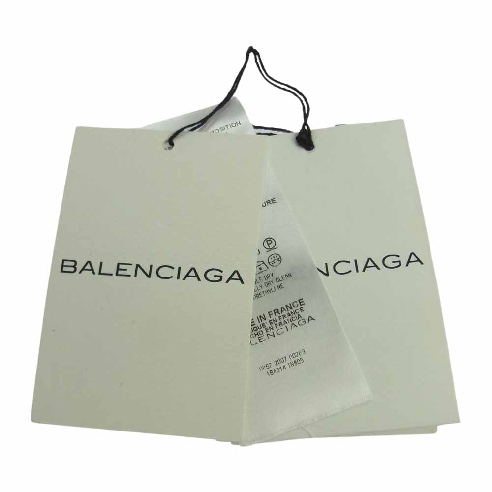 BALENCIAGA バレンシアガ 182947 国内正規品 ライナー付き ミリタリー フーデッド ダウン コート ジャケット カーキ系 44【中古】