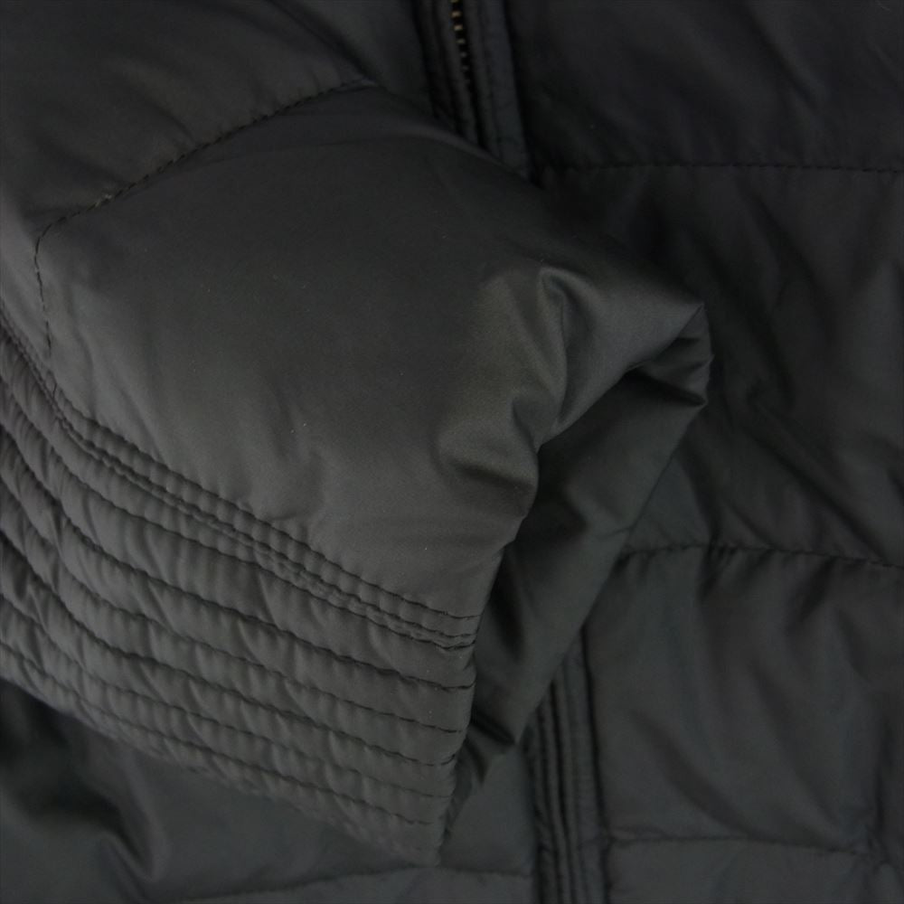 BURBERRY バーバリー 裏地チェックノバ ファー ダウン コート ジャケット ブラック系 40【中古】