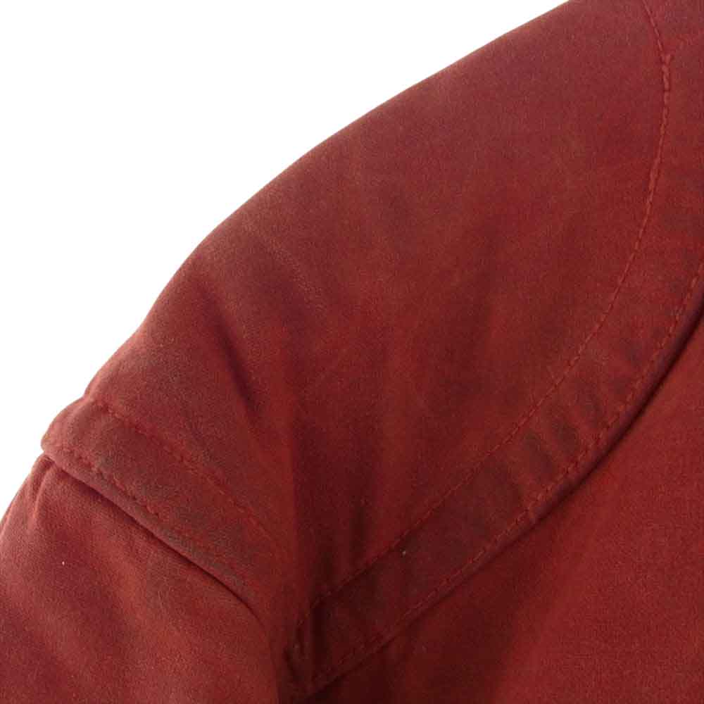 POLO RALPH LAUREN ポロ・ラルフローレン オイルド モーターサイクル ライダース ジャケット レッド系 XL【中古】