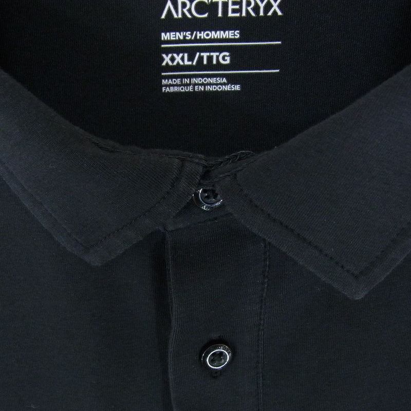 ARC'TERYX アークテリクス Captive Polo キャプティブ ポロシャツ ブラック系 XXL【中古】