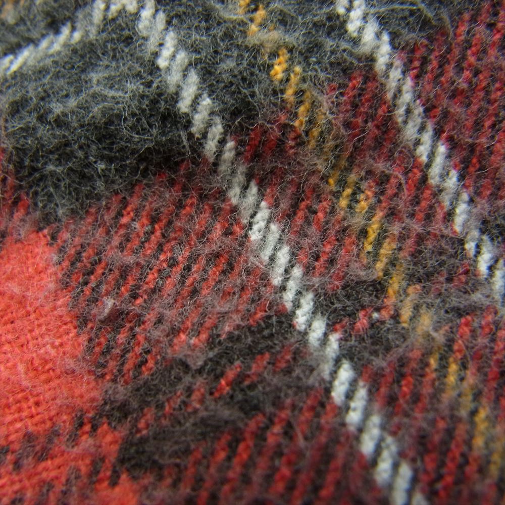 Needles ニードルス DI268 Rebuild by Needles リビルドバイニードルズ Flannel Shirt 再構築 プリーツ チェック フランネル 長袖シャツ マルチカラー系【中古】