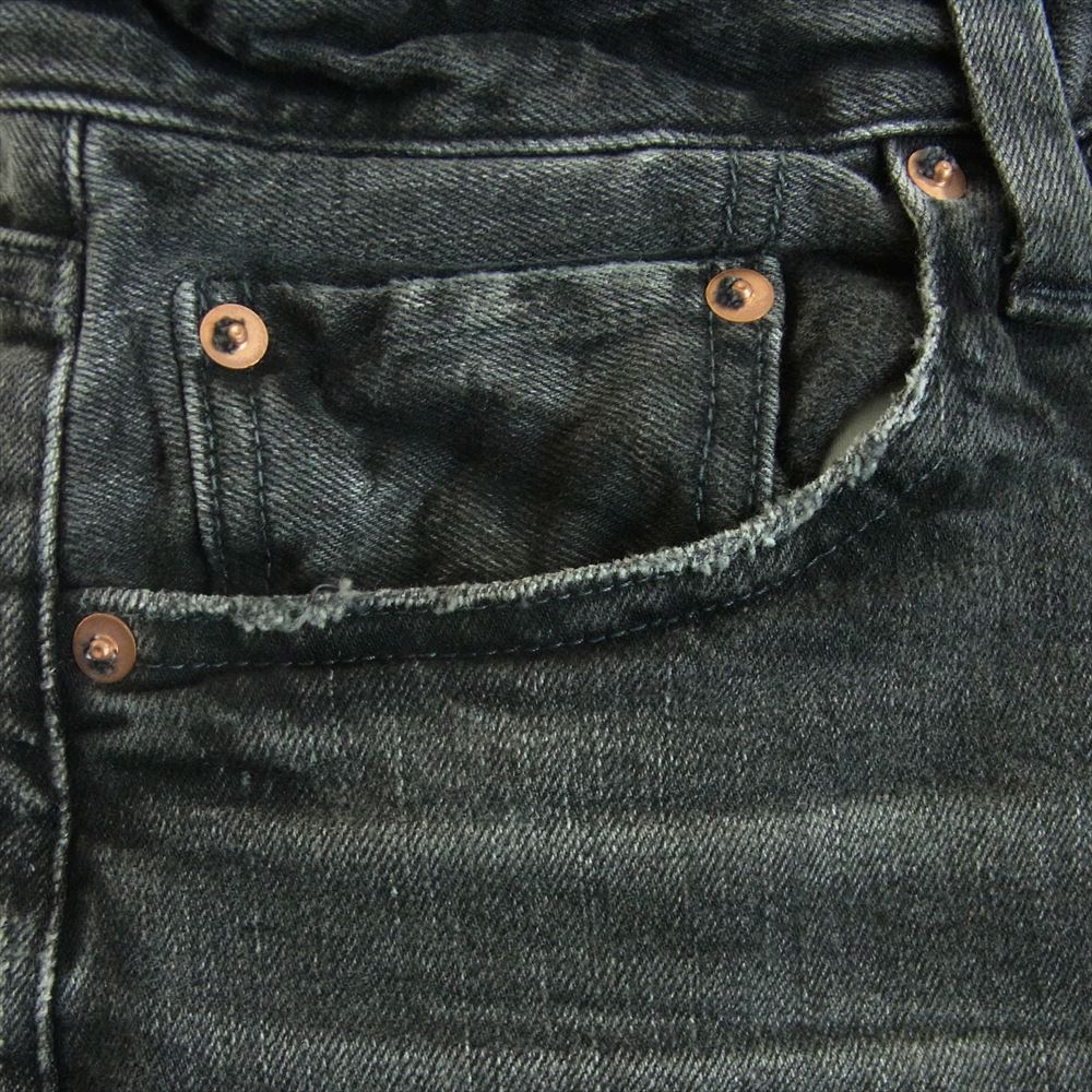 レッドカード 88880 Brother ブラザー ウォッシュド ストレッチ デニム パンツ 日本製 グレー系 29【中古】