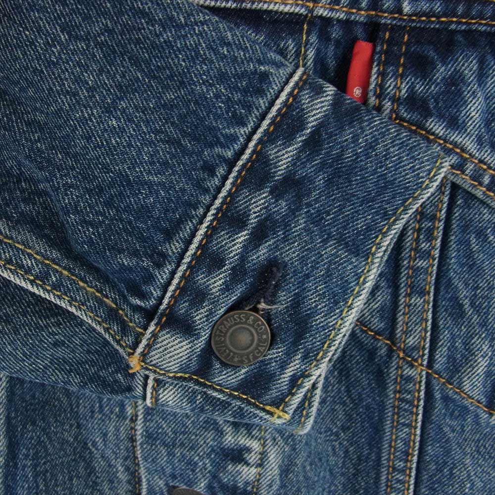 Levi's リーバイス PC9-72334-0574 PREMIUM TRUCKER JACKET ユーズド加工 デニム トラッカー ジャケット インディゴブルー系 S【中古】