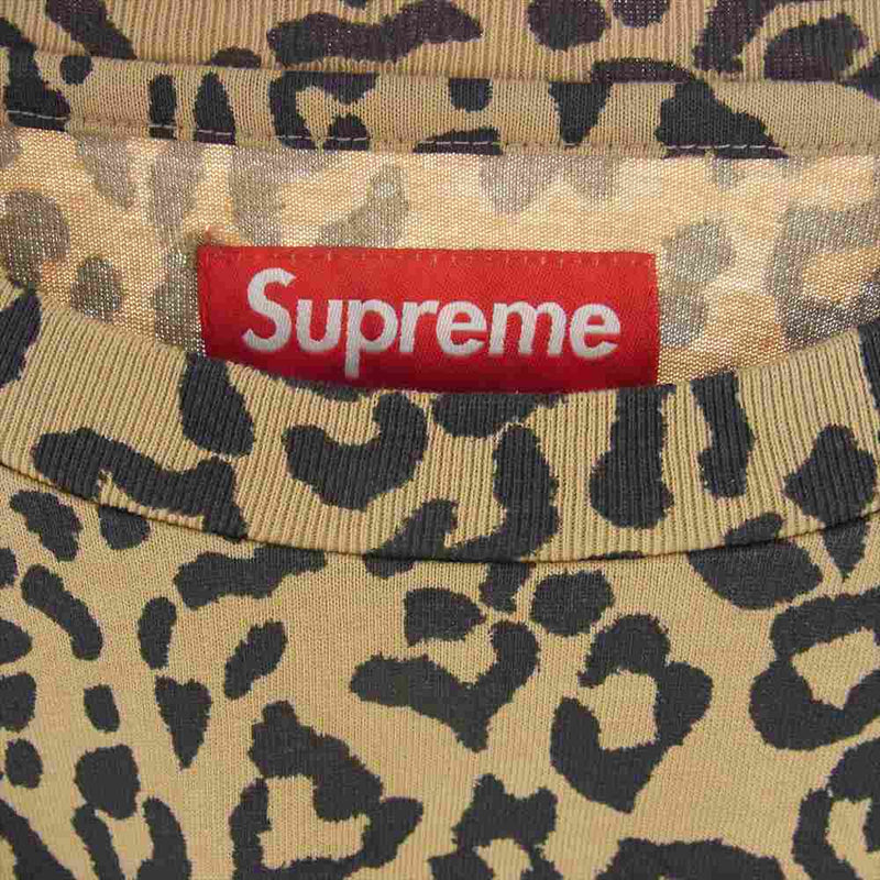 希少! L Supreme Leopard Fleece Box Logo