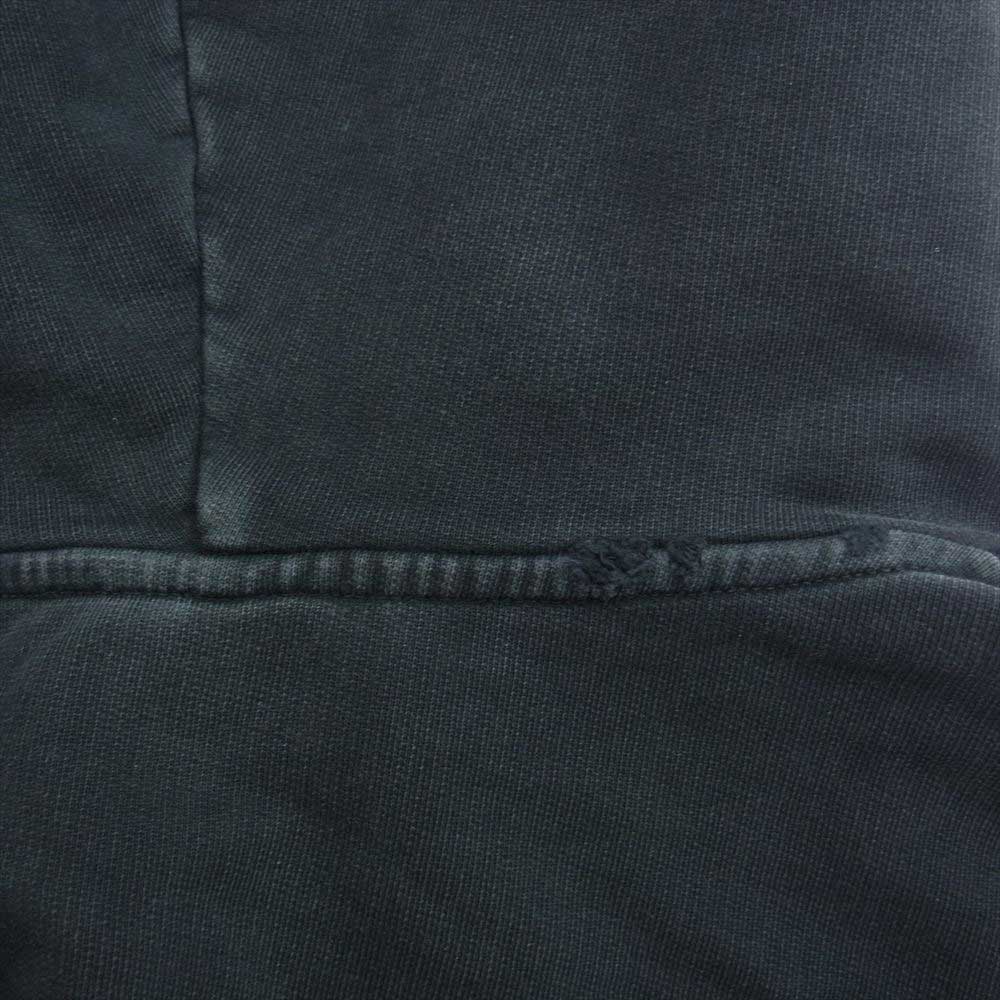 BALENCIAGA バレンシアガ 22AW 713677 Be Different Popover Hoody ダメージ クラッシュ加工 スウェット パーカー フーディ ブラック ブラック系 L【中古】